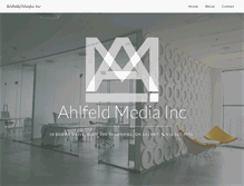 Tablet Screenshot of ahlfeldmedia.com